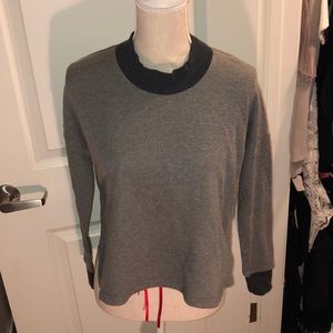 Crop Top Sweater with side slits